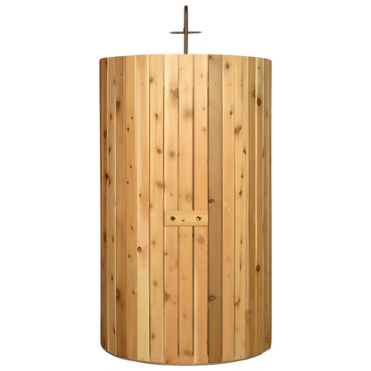 CedarHaven Arcadia Corner Cedar Outdoor Shower Enclosure