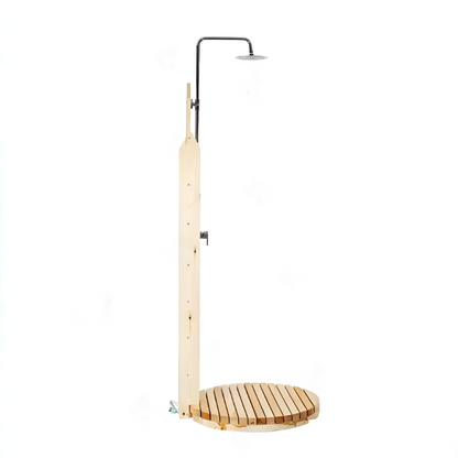 NordicaSpa Helmi Round-Base Outdoor Shower