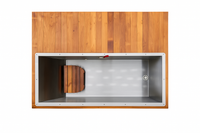 Cold Plunge Tub Built for Daily Recovery, Cedar Cabinet, 304 Stainless Basin, Touchscreen Control